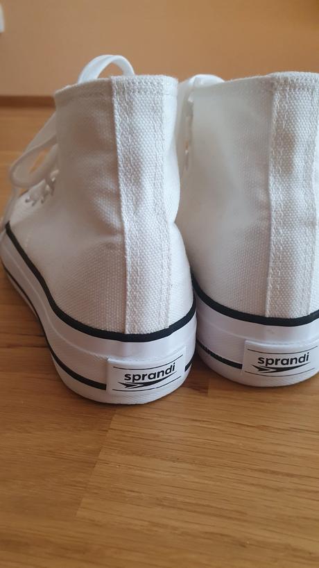 Vysoké plátené tenisky, sprandi,37