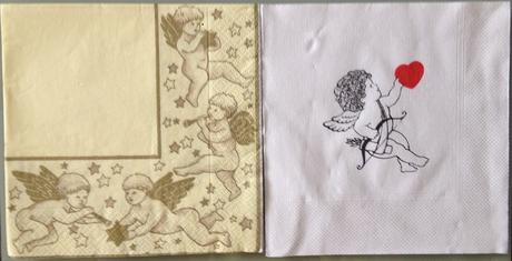 Anjelske servítky na decoupage, 