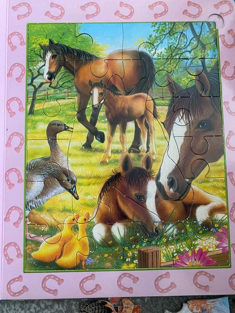 Kniha s puzzle a anglickými slovíčkami, 