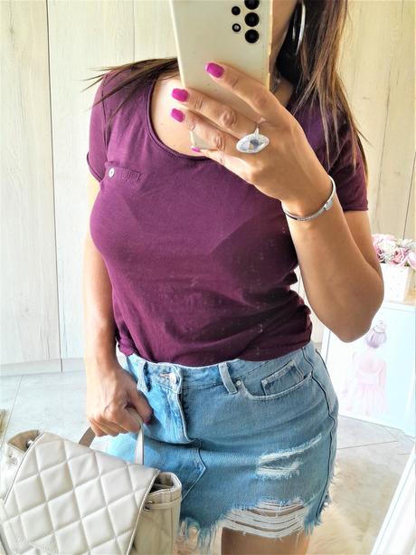 Bordové tričko-s, takko,s