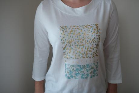 Biele tričko beautiful, 40
