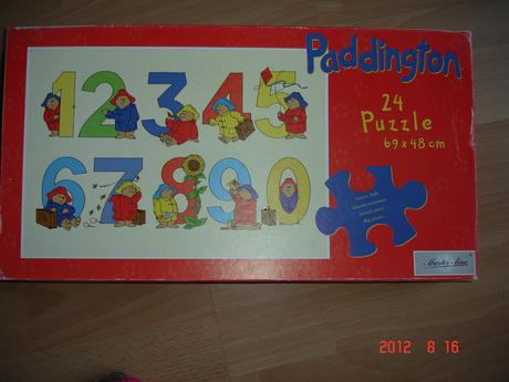 Paddington puzzle s číslami,