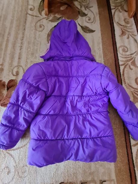 Zimná bunda fialová, 152