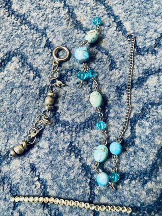 Nekompletné časti náramkov,