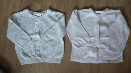 2xbiele svetriky h&m, h&m,74