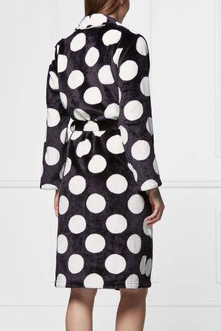 Teplý flísový župan next uk, next,m / s / xs