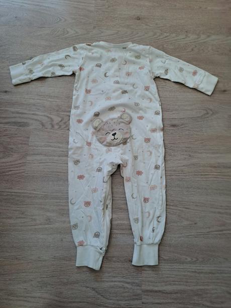 Overal na spanie lindex 86 macko + jahody, lindex,86