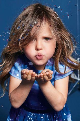 Sviatočné šaty s jednorožcom next uk, next,92 / 98 / 104 / 110