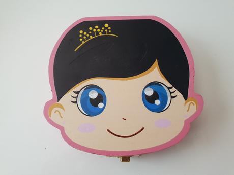 Ruzova krabicka na mliecne zubky, 