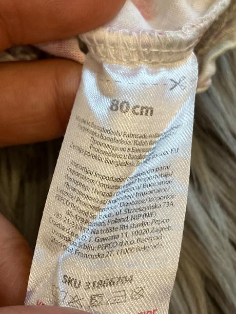 Dievčenské body kvetované so cute (80), 80