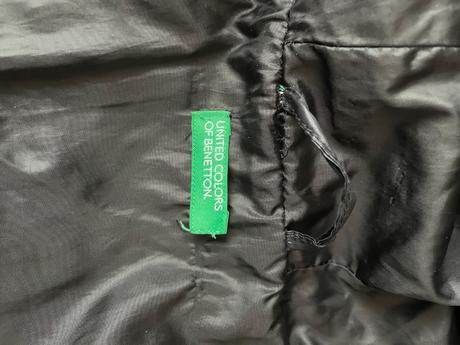 Dievčenský zimný kabát, benetton,140