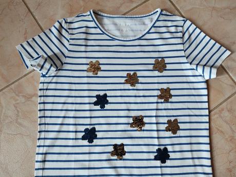 Tričko s premieňacími/obojstrannými flitrami, tchibo,146