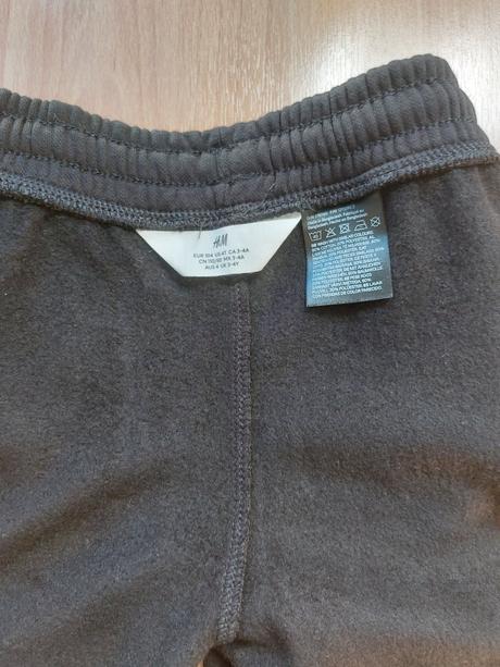Zateplené tepláky h&m č.104, h&m,104