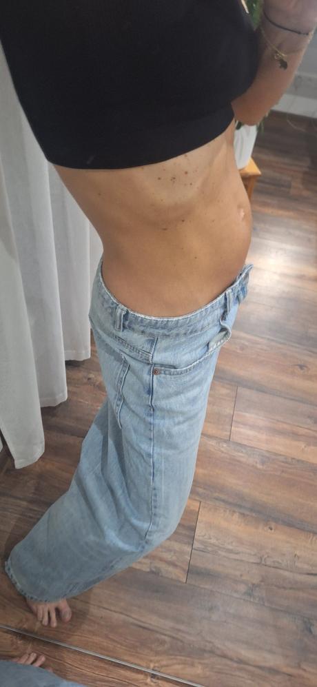 Široke rifle baggy zara vel 40/42, zara,40