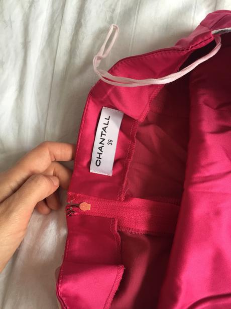 Priležitostne cyklámenove leskle šaty, chantall,s