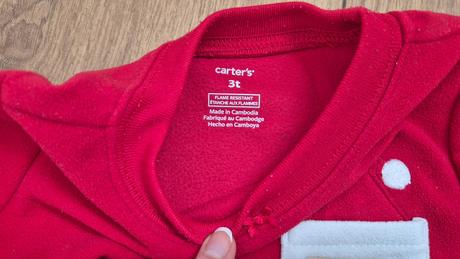 Vianočná mikina flisova so santom, carter's,98