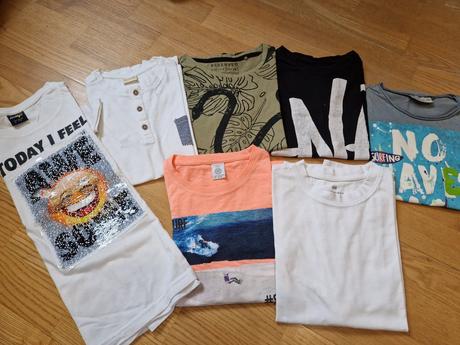 7x tričká, zara,134