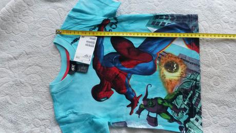 Nenosene tricko spiderman, h&m,86