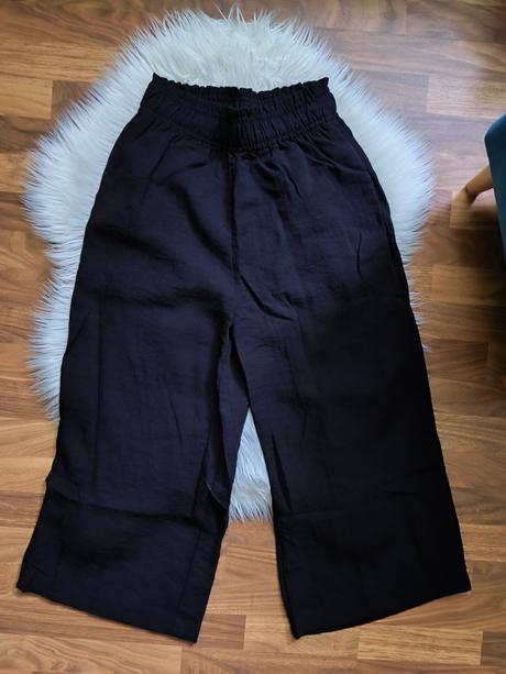 Dámske štýlové 3/4 nohavice, h&m,s