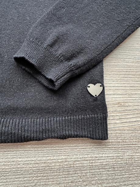 Svetrík h&m 110/116 čierny, h&m,116