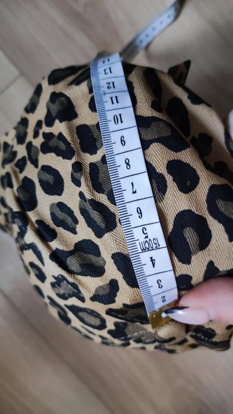 Šiltovka s leopardím vzorom, svetlo- béžová, 