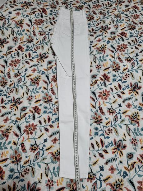 Biele skinny jeansy, mango,s