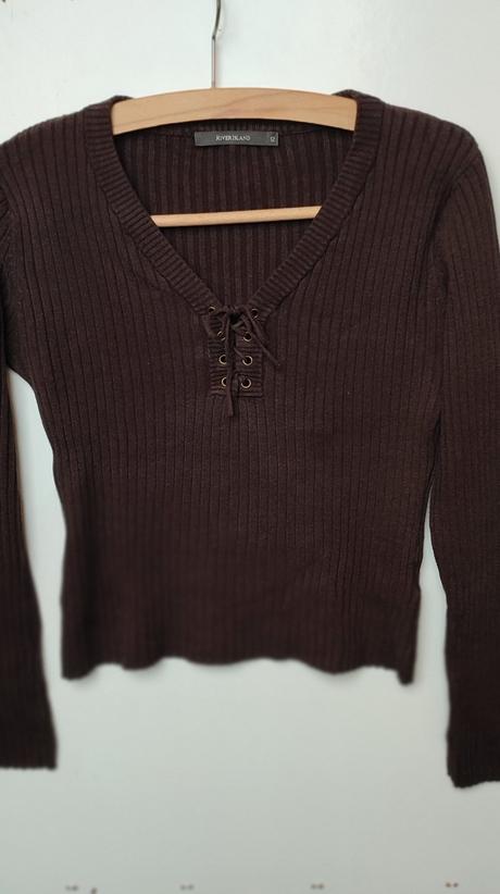 Vrúbkové tričko, river island,s