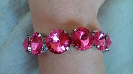 Náramok ružový - pink, 