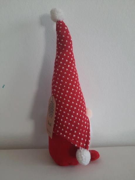 Vianočný škriatok - červený 32cm,