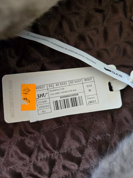 Kožušinová rifľová bunda gas, m