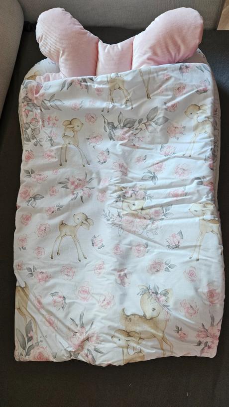 Hniezdo s podložkou, vankúšikom a dečkou, šírka (cm): 55,dĺžka (cm): 80