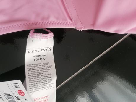 Bikiny pastelovo ružové, reserved,m
