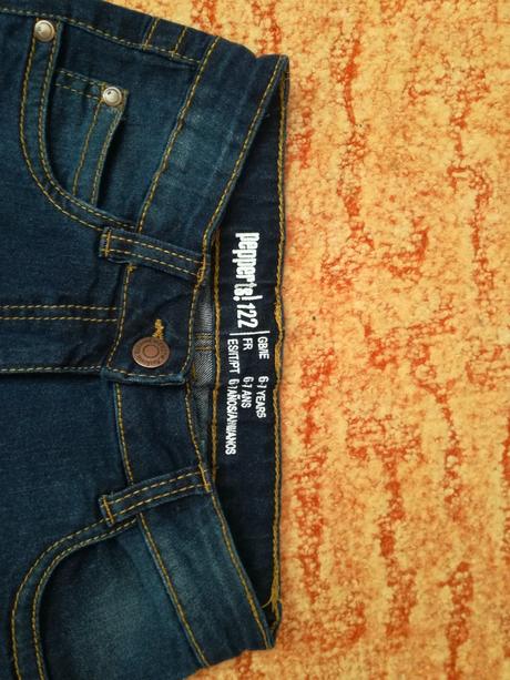 Džínsy 122 nové s poštou, pepperts,122
