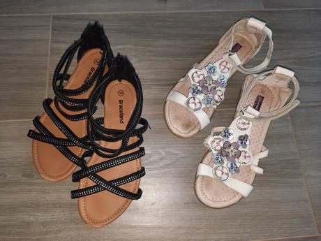 Kožené sandálky 2x 33/34, 33