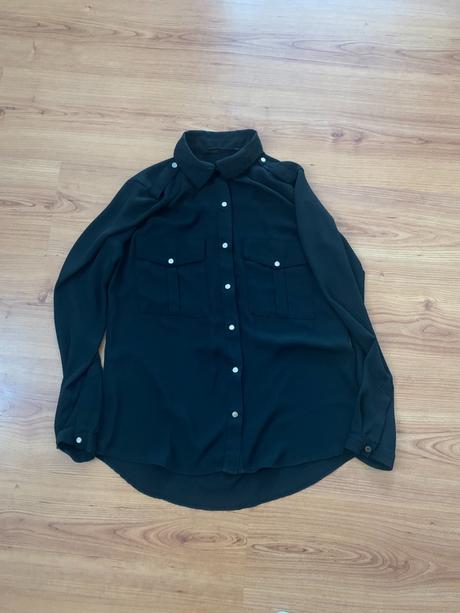 Zara čierna blúzka, zara,xs