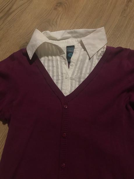 Svetrik s blúzkou 2v1, gate,m