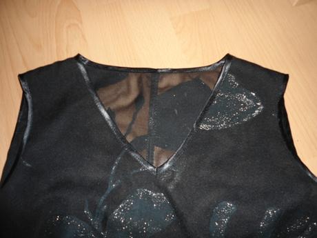 Priesvitny top / bluzka a kabatik, s