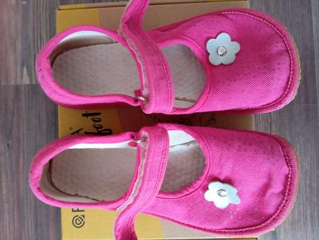 Barefoot papuče beda ružové trblietky 27, beda,27