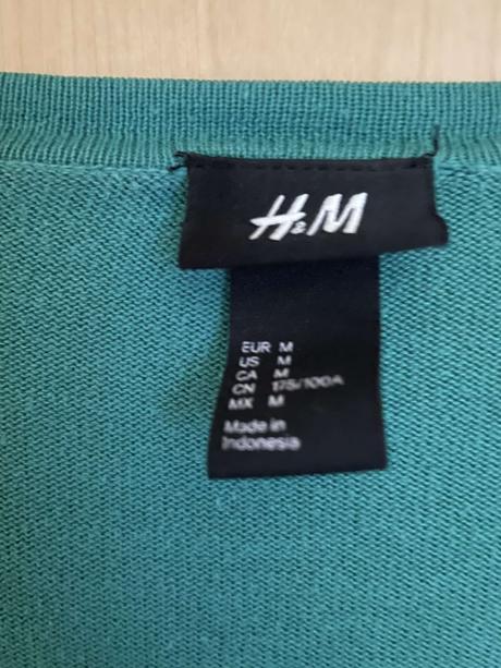 Pánsky sveter zelený č.m, h&m,m