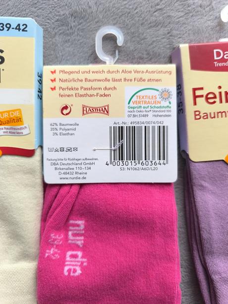 Jemné ponožky s aloe vera, 35 - 42