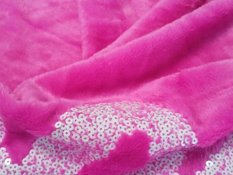 Deka barbie s flitrami 120x150cm, 