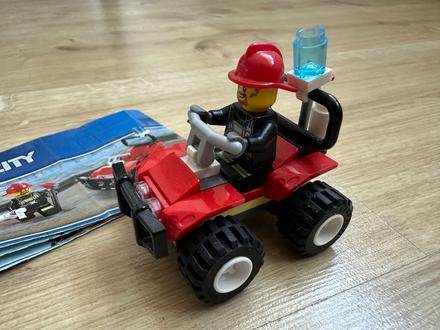 Lego city 30361 hasičská terénna štvorkolka, 
