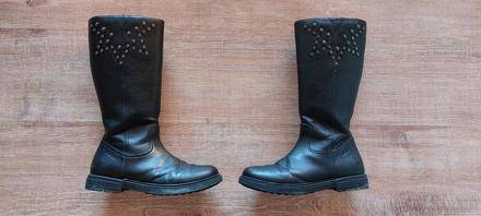 Zimne cizmy kozene vysoke, geox,37