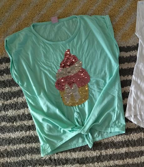 Tričko s flitrami yfk 146/152, 146