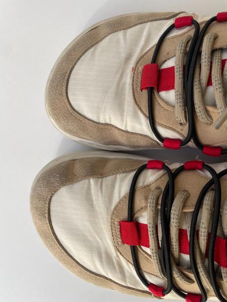 Barefoot tenisky revive - beige & white, 38