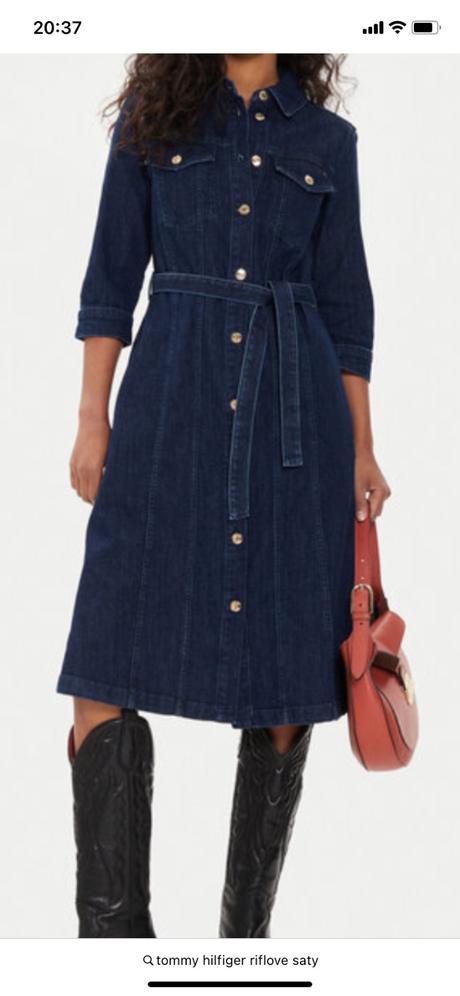 Tommy hilfiger džínsové šaty, tommy hilfiger,34
