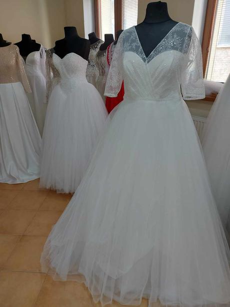 Svadobné šaty - xl/xxl/3xl, xl / xxl / xxxl