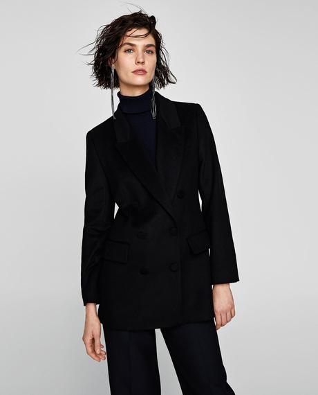 Zara vlneny kabat xl, zara,xl