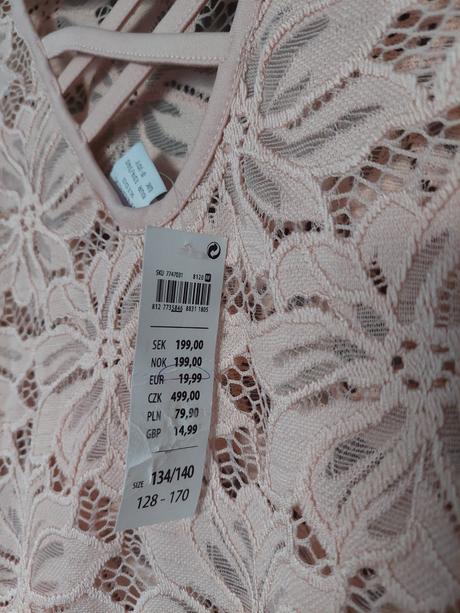Čipkované tričko lindex, lindex,134
