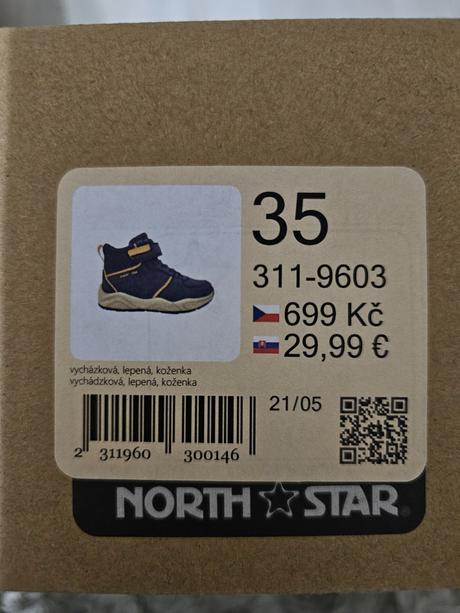 Prechodne topanky v.35, 35